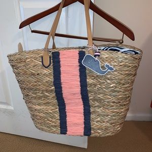 Vineyard Vines for Target Straw Beach Tote